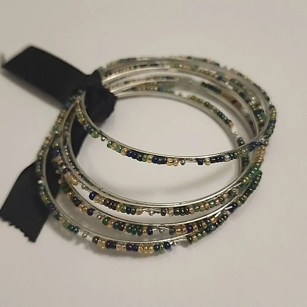 Beaded Bangle Bracelets